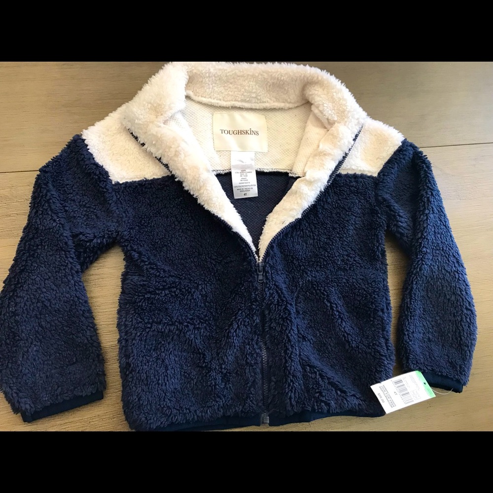 Toughskins fuzzy fleece jacket
